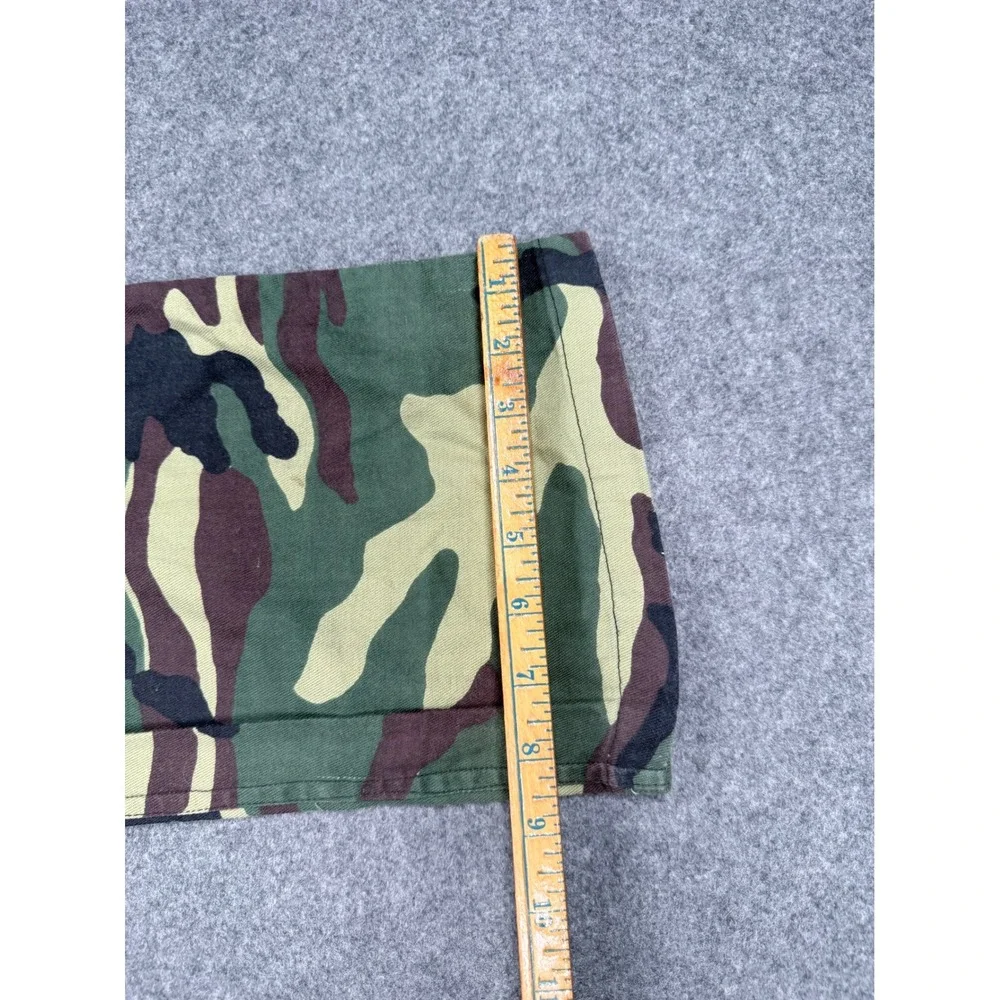 Caliber Sportsmans Apparel Mens Woodland Camo 2 Piece Set Jacket Pants Cotton